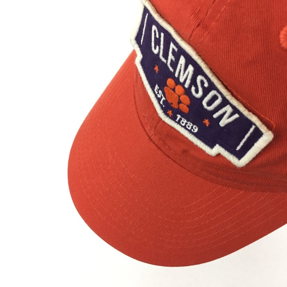Clemson Tigers Paw Patch Hat Logo College Football Baseball Mesh Snap Back Cap - Picture 3 of 10